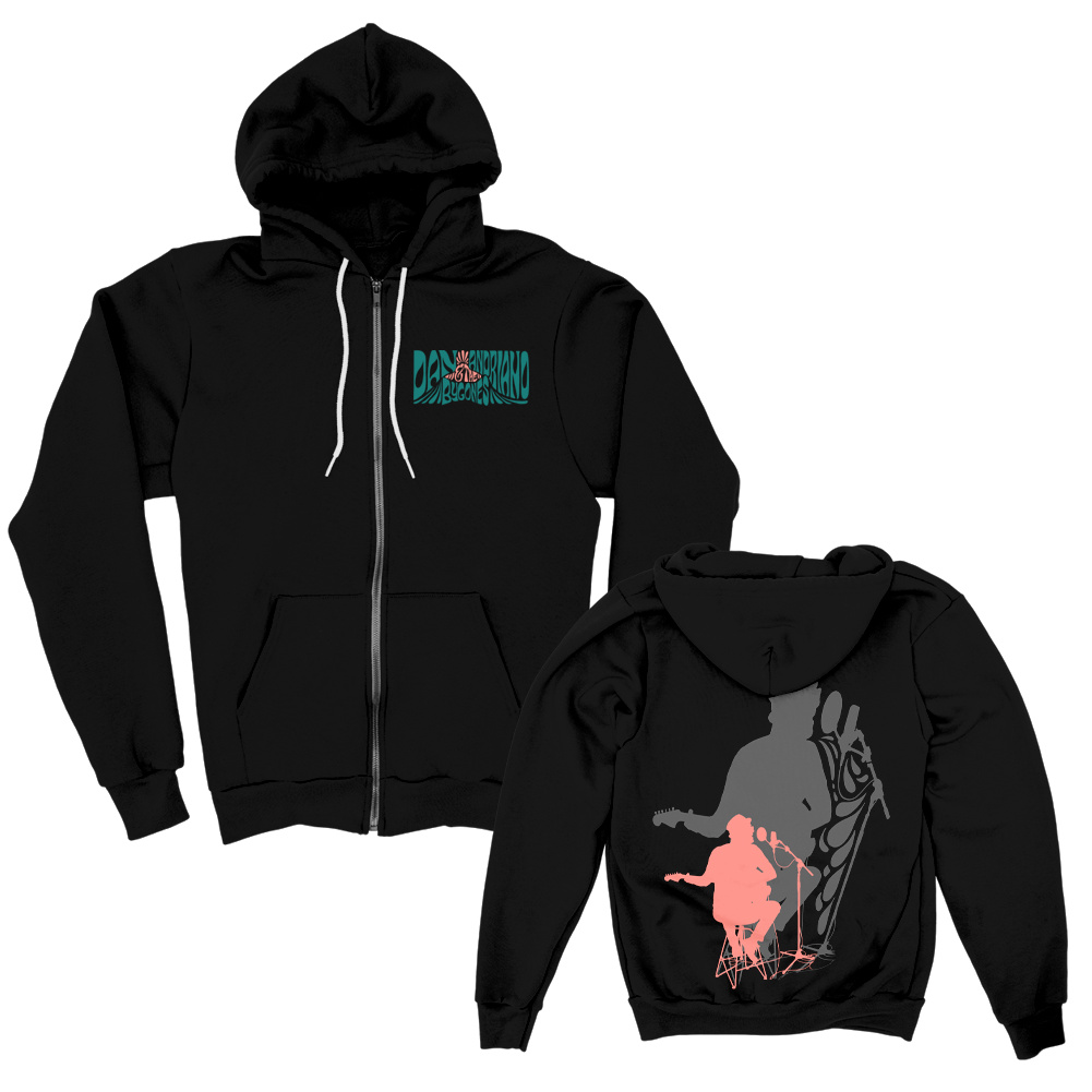 Silhouette Zip Up Hoodie (Black)