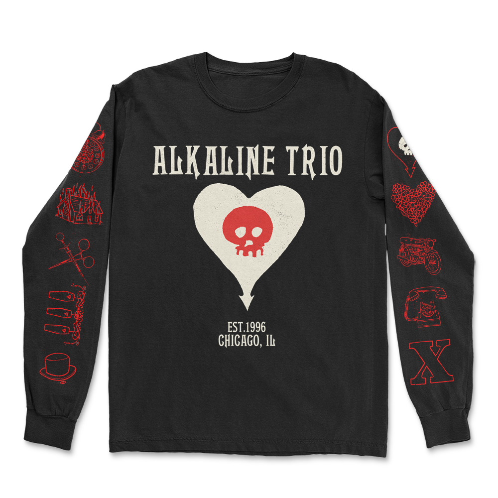 Heartskull Album Icons Long Sleeve (Black)