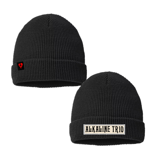 Logo Tag Cuff Beanie (Black)